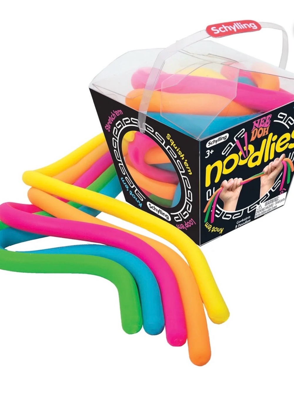 NEEDOH Noodlies Kids Stretchy Sensory Toy - Multi-Color
